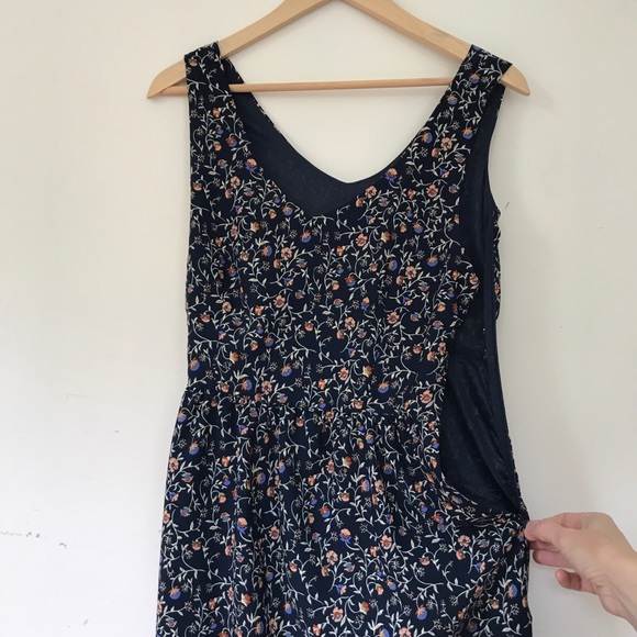V neck sleeveless floral dress - Picture 5 of 5